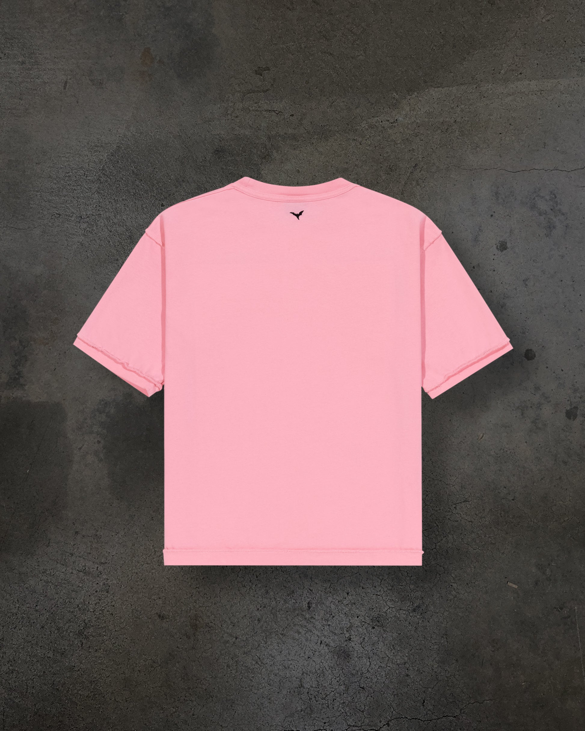 HEAVY BLANK TEE (BABY PINK)-IYAMIUIO