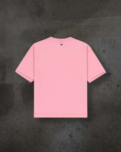 HEAVY BLANK TEE (BABY PINK)-IYAMIUIO