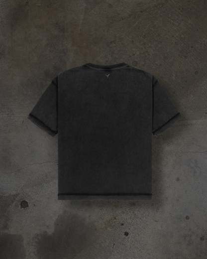 EMBROIDERED FOREST TEE (COAL)-IYAMIUIO