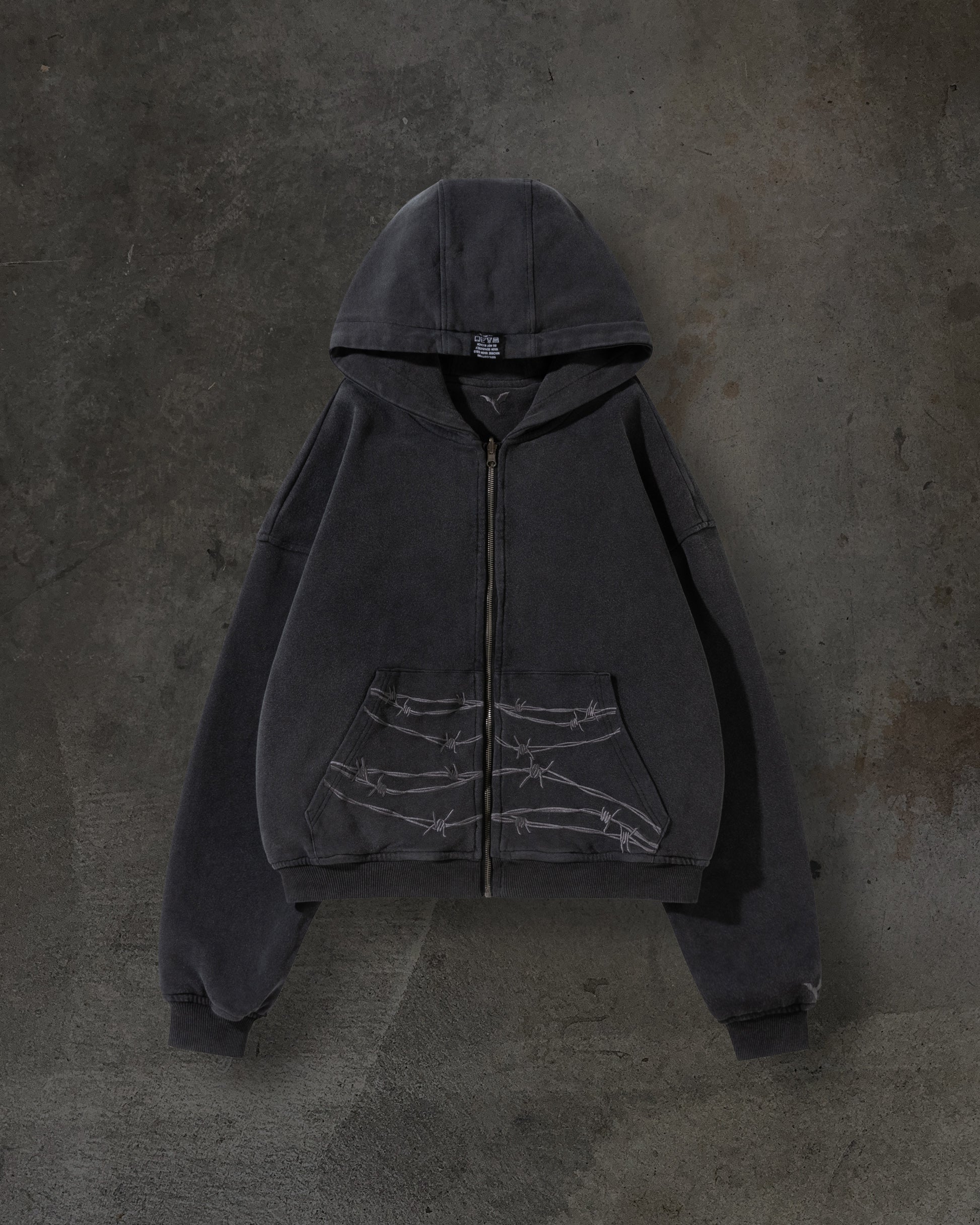 REVERSIBLE DITCH ZIPUP (COAL)-IYAMIUIO