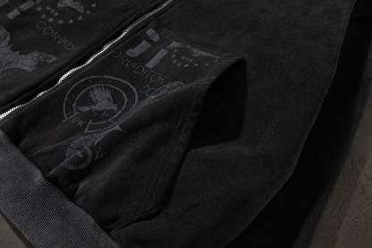 CORVIDITCH POCKET ZIPUP (COAL)-IYAMIUIO