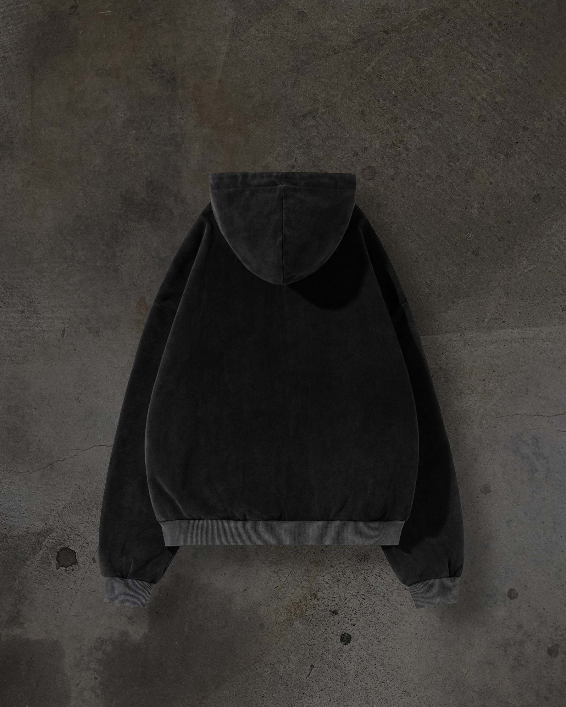 CORVIDITCH POCKET ZIPUP (COAL)-IYAMIUIO