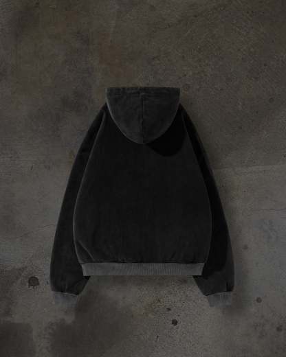 CORVIDITCH POCKET ZIPUP (COAL)-IYAMIUIO