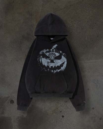 PUMPKIN PATCH PULLOVER (COAL/COAL)-IYAMIUIO