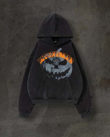 PUMPKIN PATCH PULLOVER (COAL/ORANGE)-IYAMIUIO