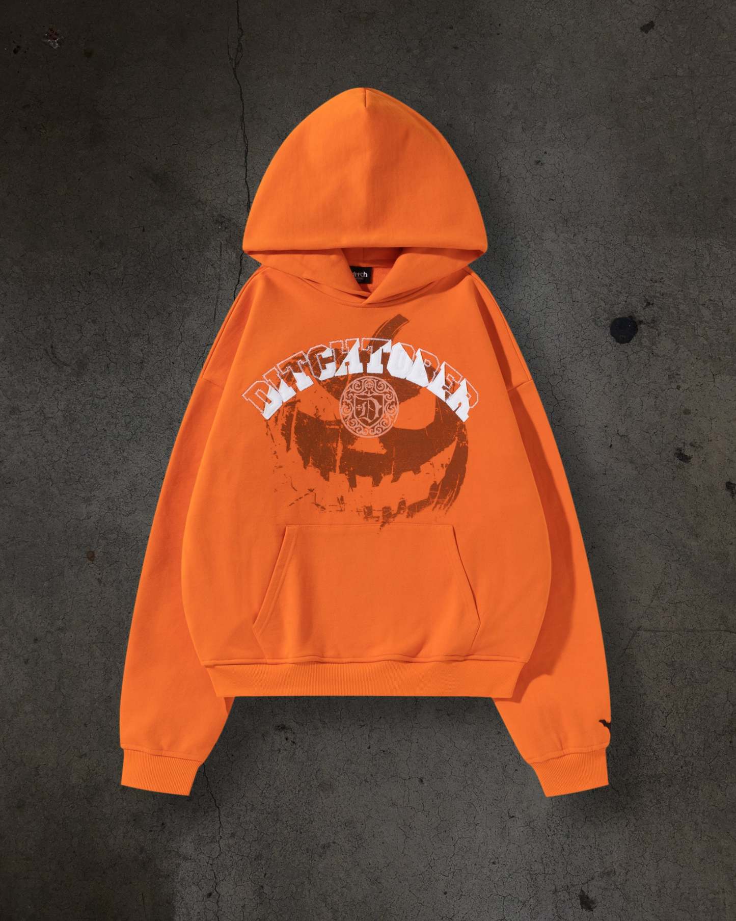 PUMPKIN PATCH PULLOVER (ORANGE/WHITE)-IYAMIUIO