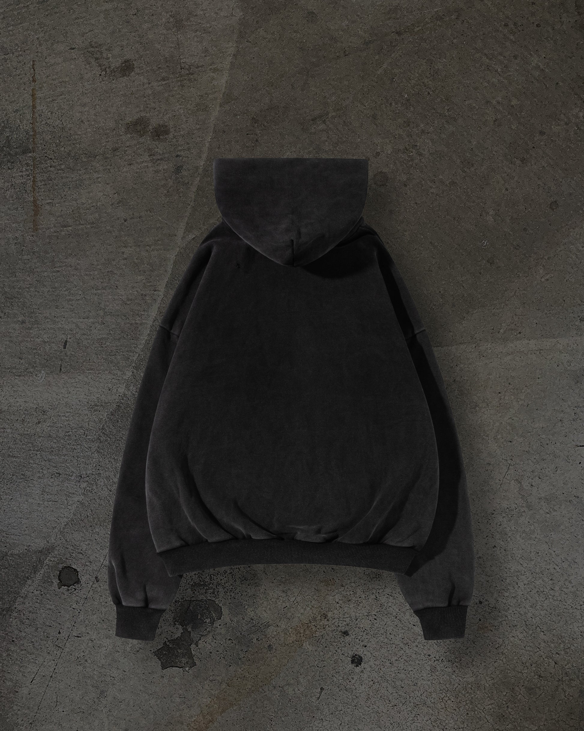 MASKED HOODIE (COAL)-IYAMIUIO