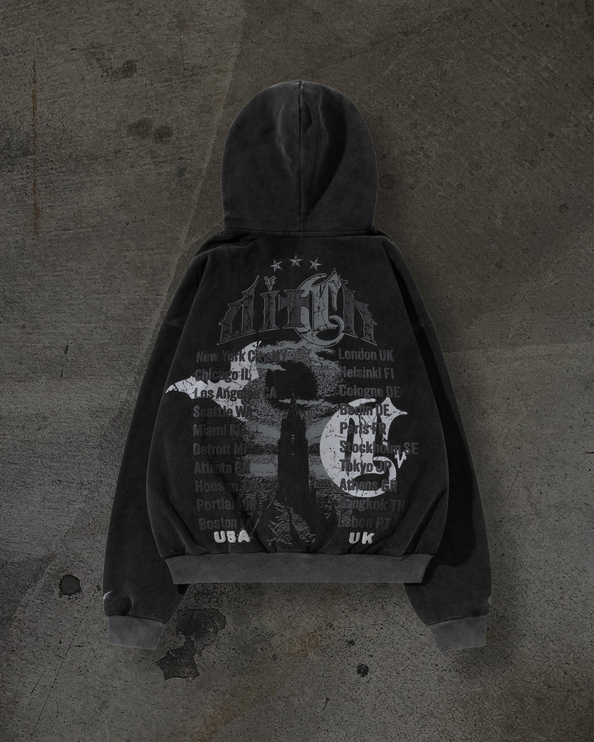 CORVIDITCH TOUR ZIPUP (COAL)-IYAMIUIO