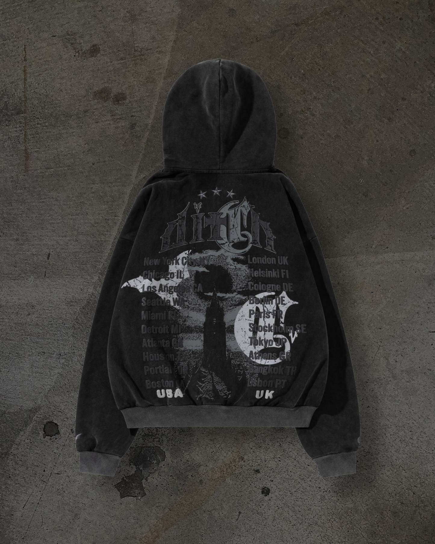 CORVIDITCH TOUR ZIPUP (COAL)-IYAMIUIO