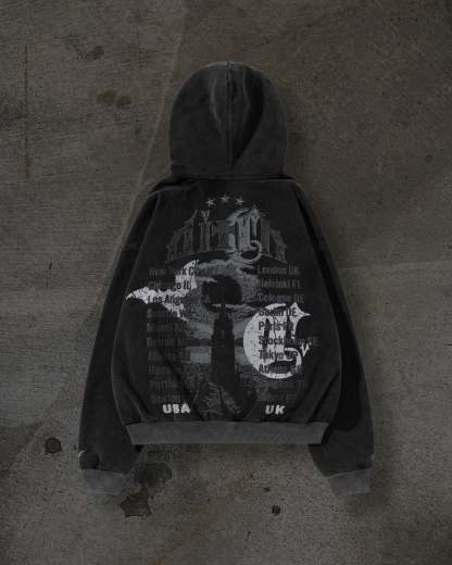 CORVIDITCH TOUR ZIPUP (COAL)-IYAMIUIO