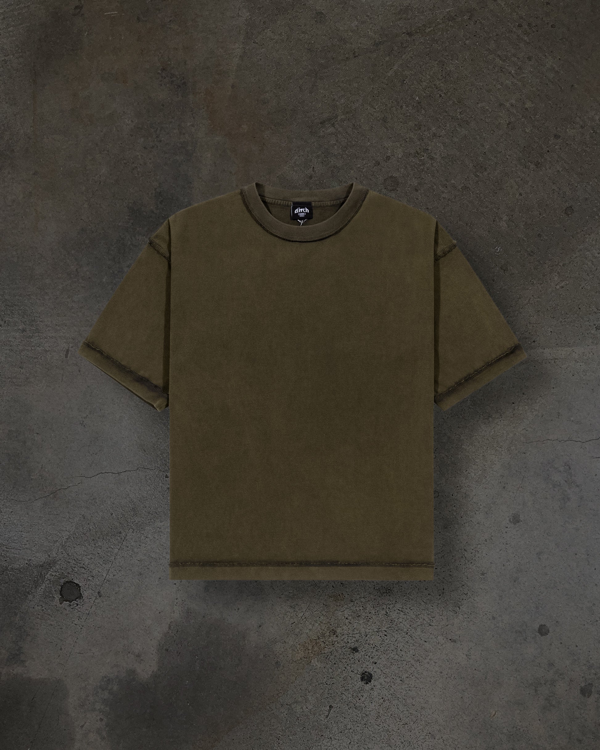 HEAVY BLANK TEE (ASH)-IYAMIUIO