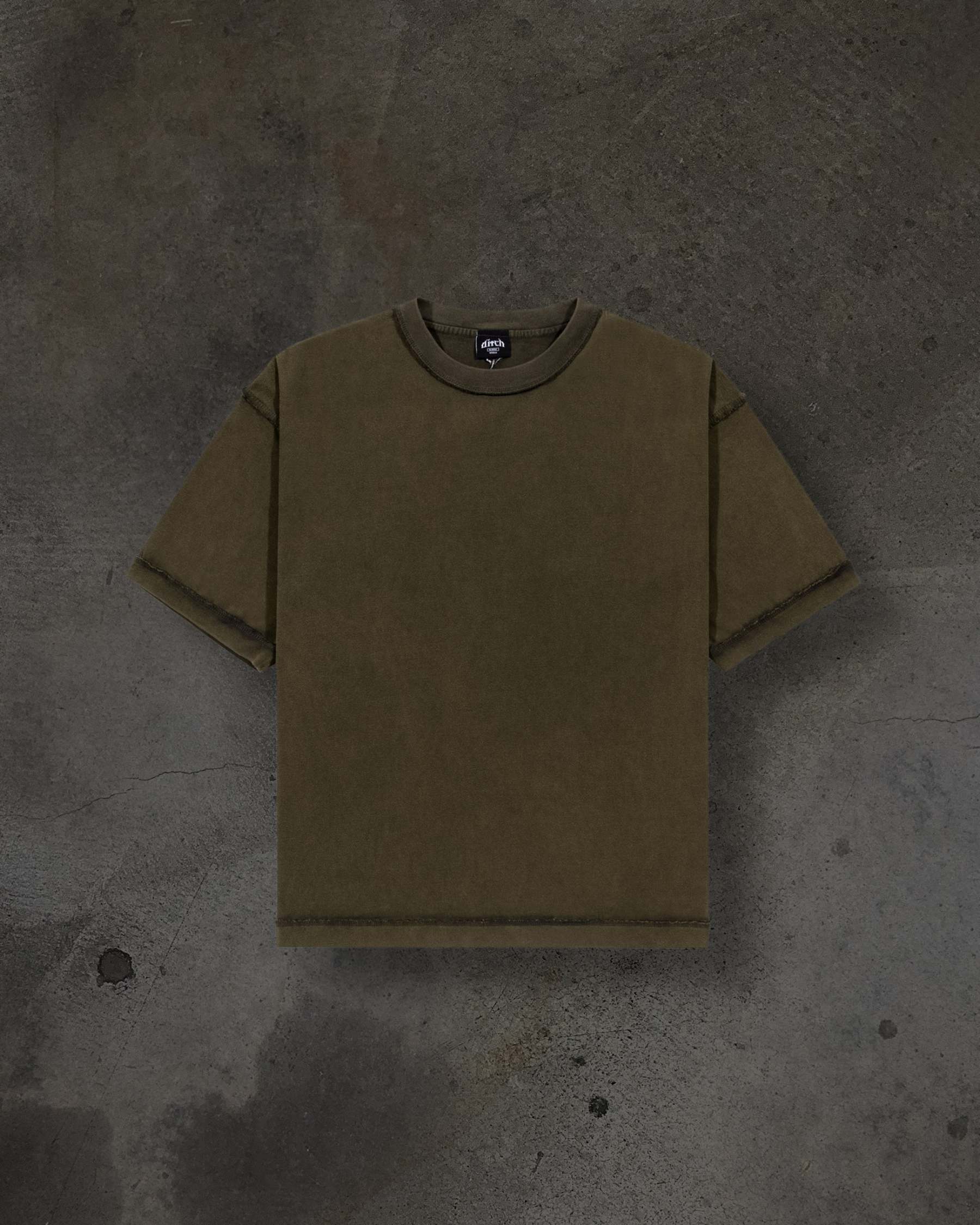 HEAVY BLANK TEE (ASH)-IYAMIUIO