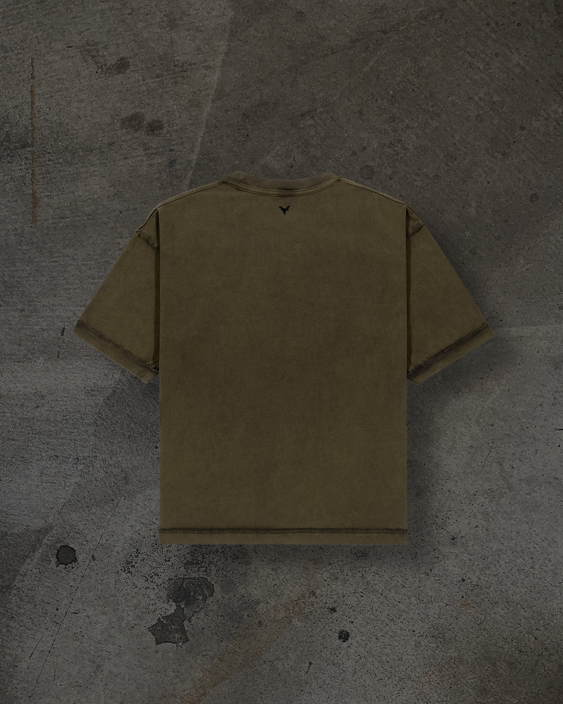 HEAVY BLANK TEE (ASH)-IYAMIUIO