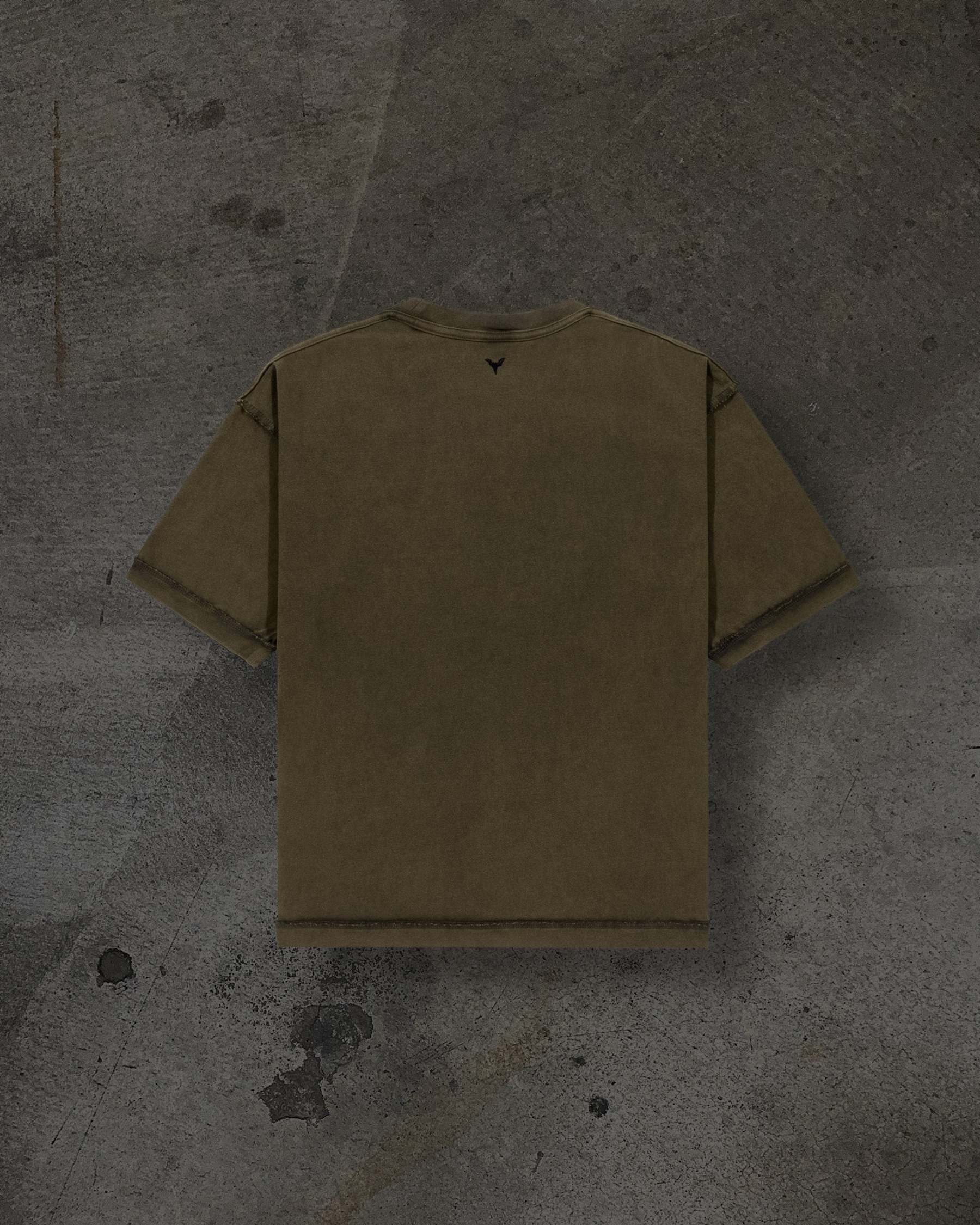 HEAVY BLANK TEE (ASH)-IYAMIUIO