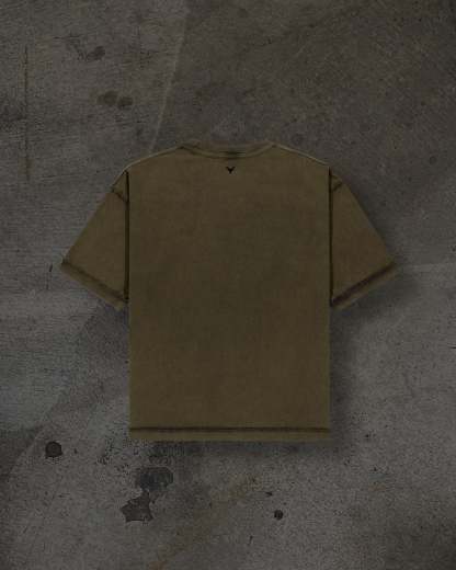 HEAVY BLANK TEE (ASH)-IYAMIUIO