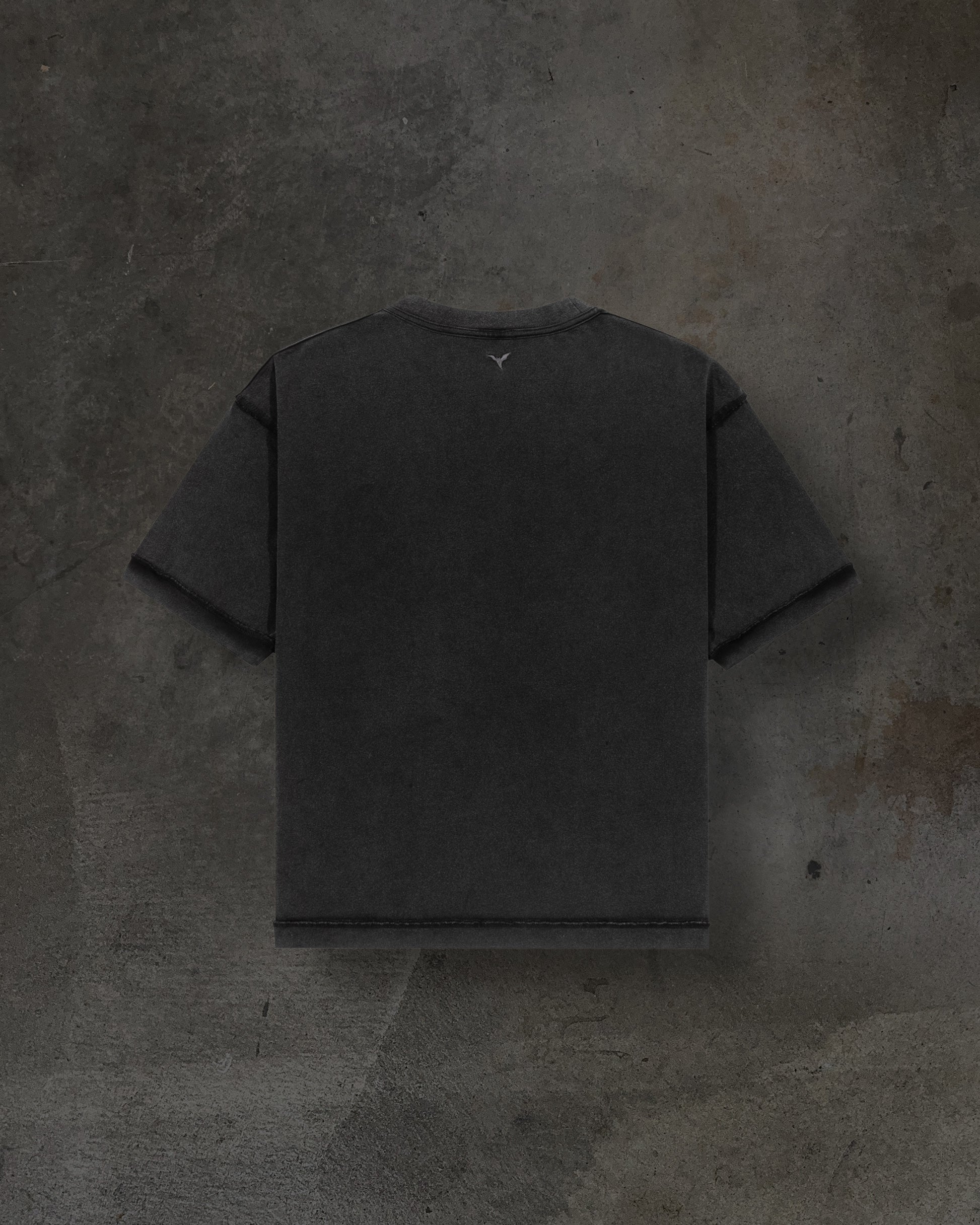 HEAVY BLANK TEE (COAL)-IYAMIUIO