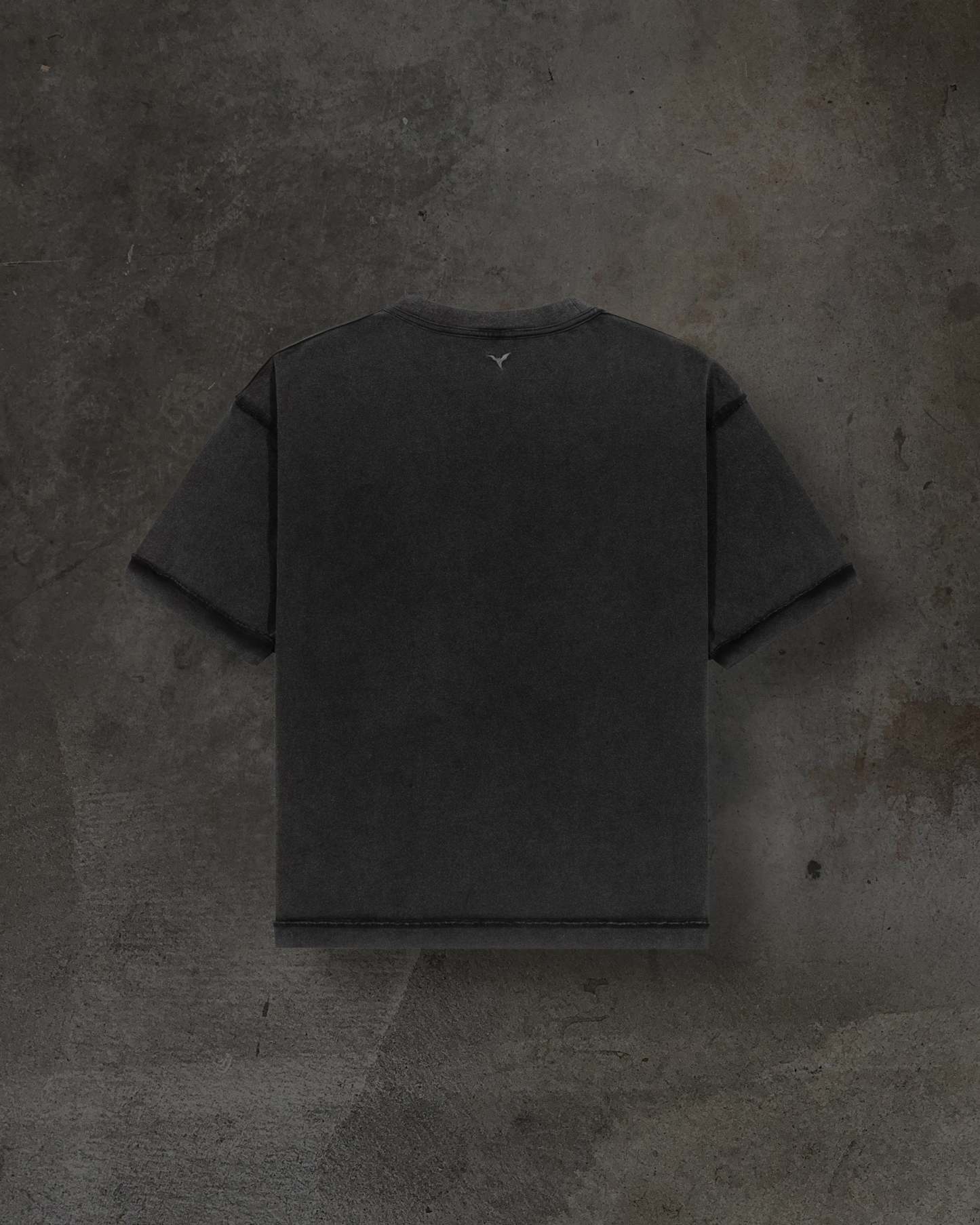 HEAVY BLANK TEE (COAL)-IYAMIUIO