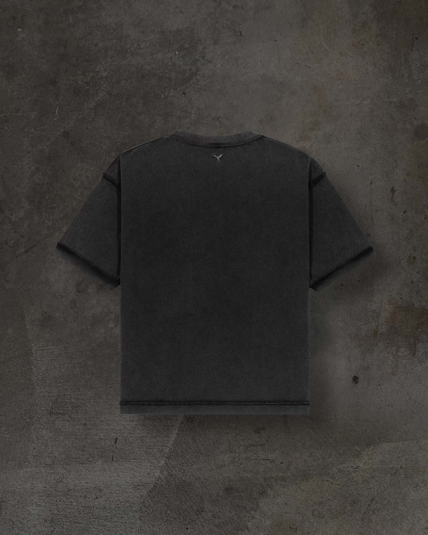 HEAVY BLANK TEE (COAL)-IYAMIUIO