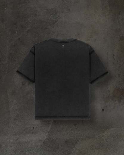 HEAVY BLANK TEE (COAL)-IYAMIUIO