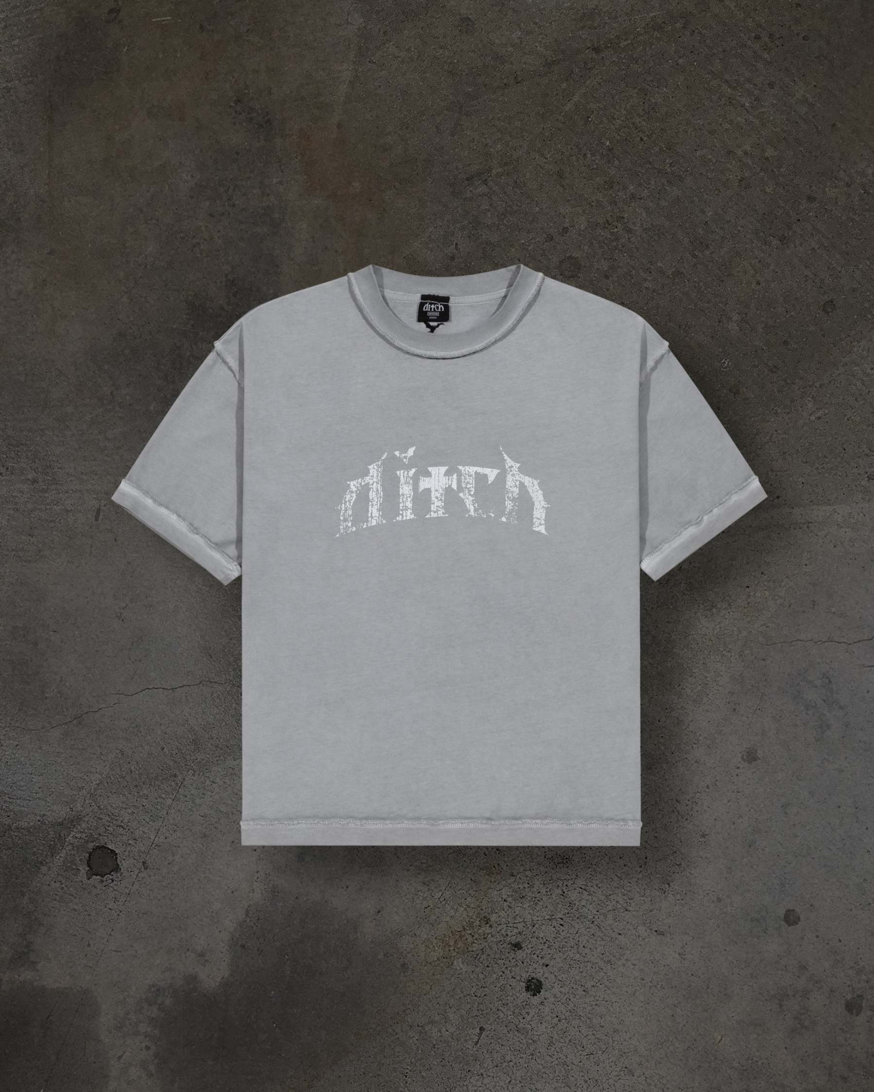 LOGO TEE (MONOCHROME GREY)-IYAMIUIO