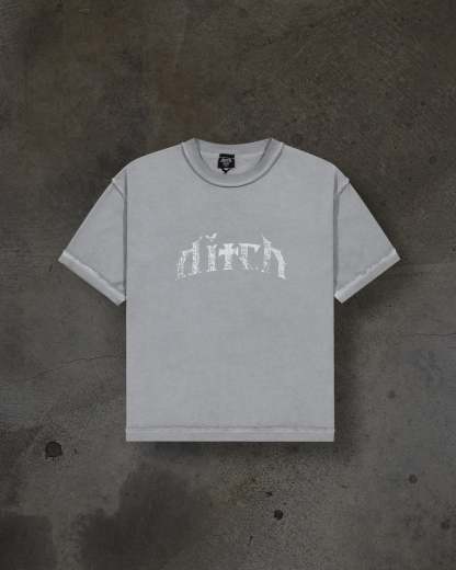 LOGO TEE (MONOCHROME GREY)-IYAMIUIO