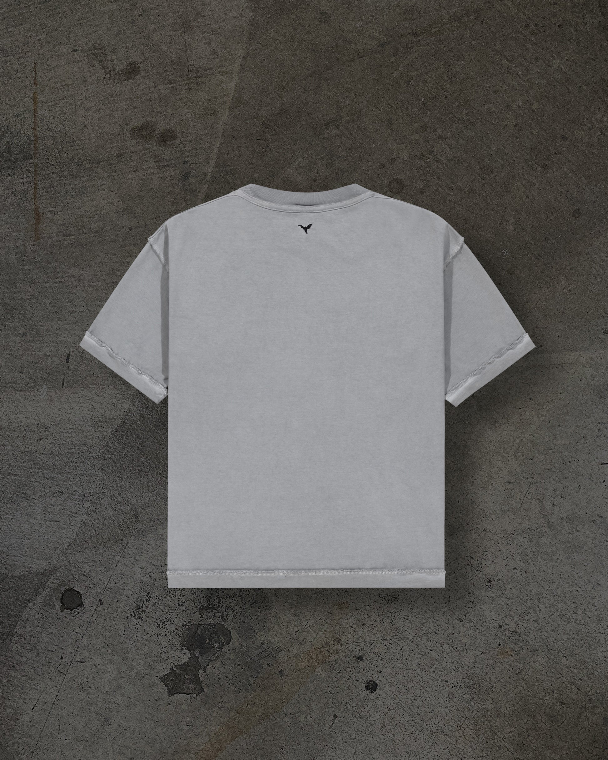 LOGO TEE (MONOCHROME GREY)-IYAMIUIO