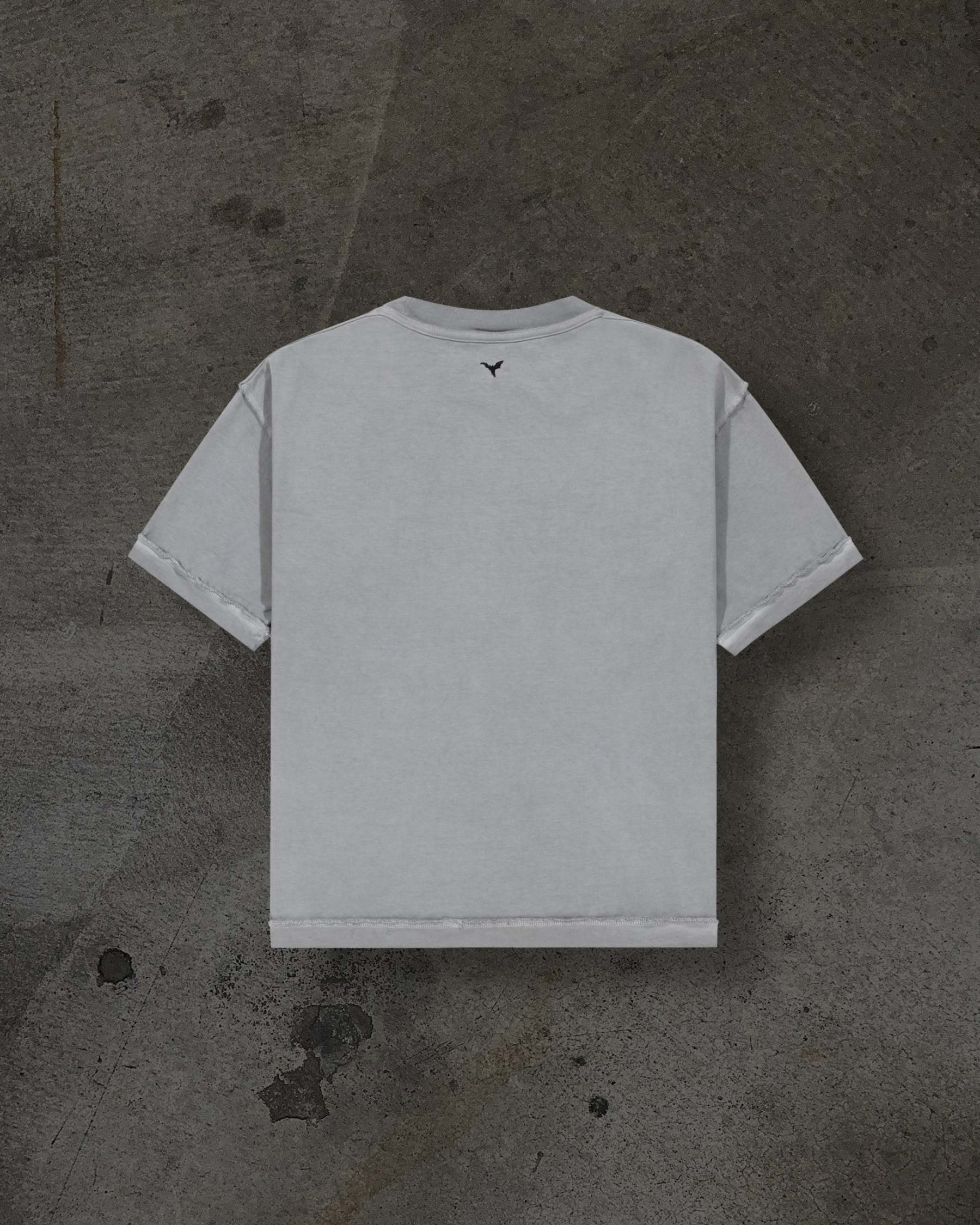 LOGO TEE (MONOCHROME GREY)-IYAMIUIO