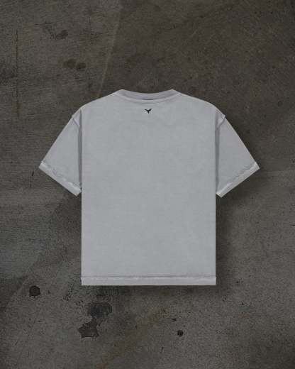 LOGO TEE (MONOCHROME GREY)-IYAMIUIO