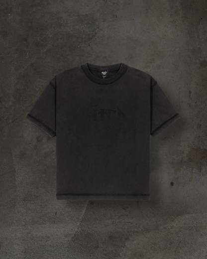 LOGO TEE (MONOCHROME COAL)-IYAMIUIO