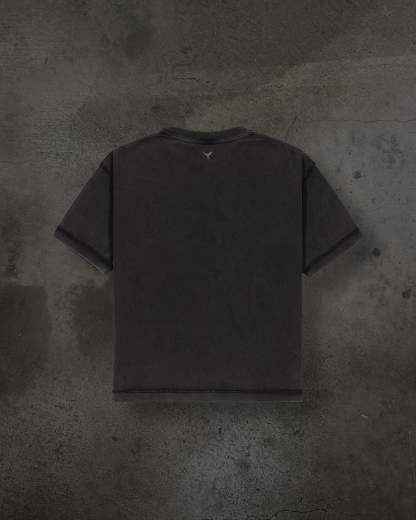LOGO TEE (MONOCHROME COAL)-IYAMIUIO