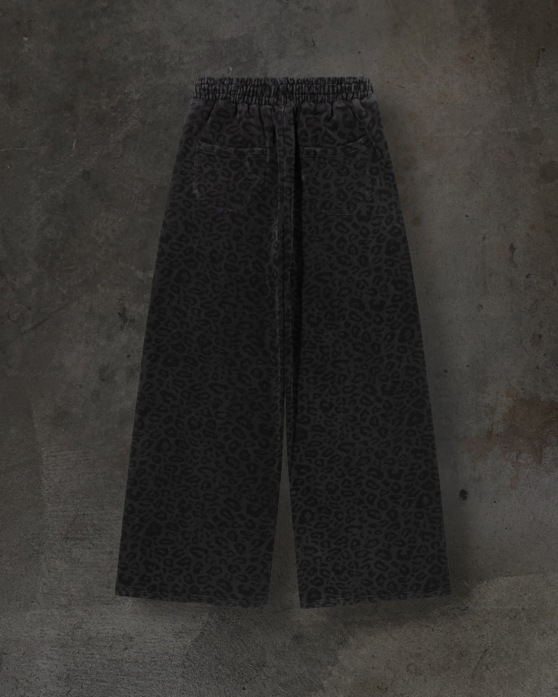 CHEETAH SWEATS (COAL)-IYAMIUIO