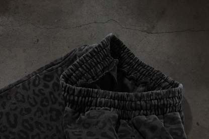 CHEETAH SWEATS (COAL)-IYAMIUIO