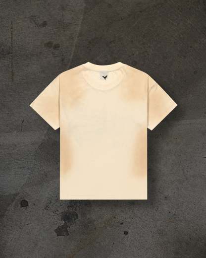 BARBED FENCE TEE (DIRTY CREME)-IYAMIUIO