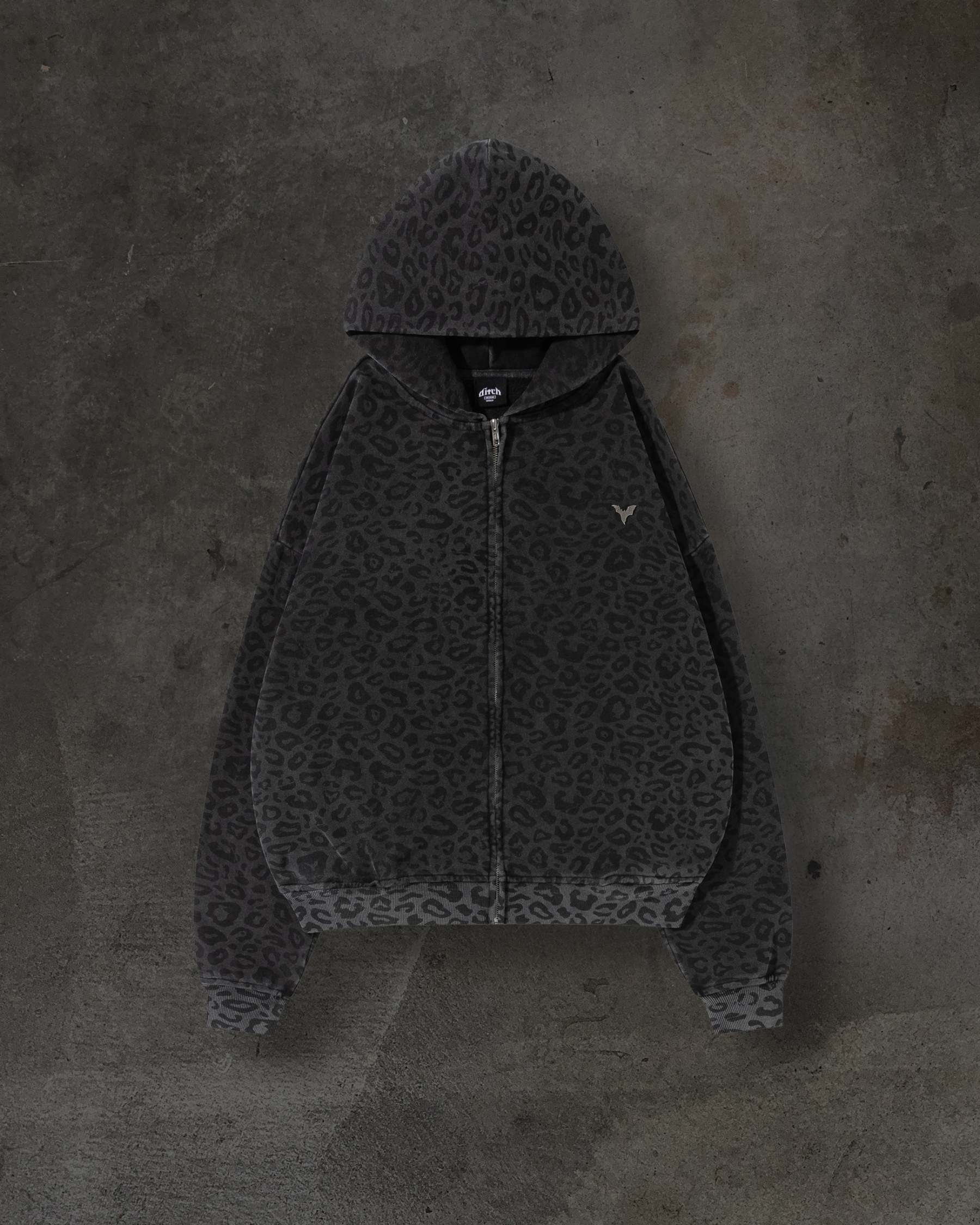 CHEETAH ZIPUP (COAL)-IYAMIUIO