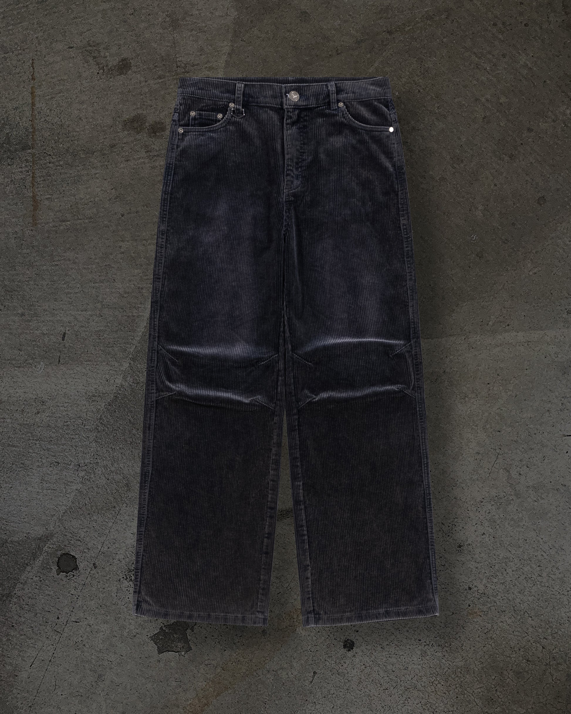 DITCH CORDUROYS (NAVY)-IYAMIUIO