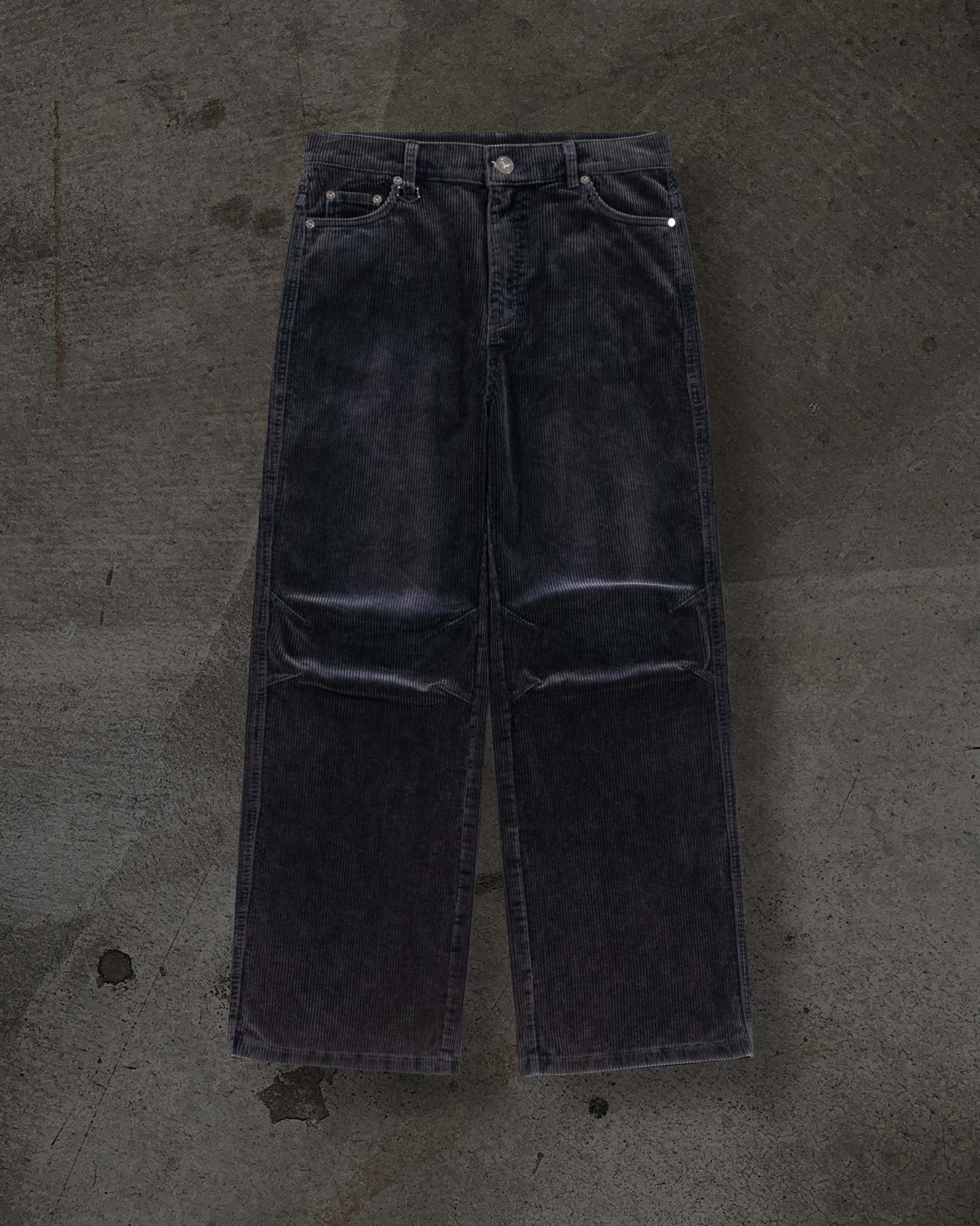 DITCH CORDUROYS (NAVY)-IYAMIUIO