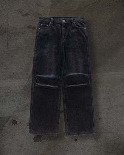 DITCH CORDUROYS (NAVY)-IYAMIUIO