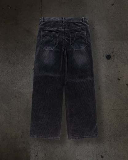 DITCH CORDUROYS (NAVY)-IYAMIUIO