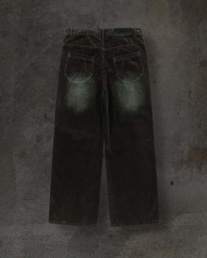 DITCH CORDUROYS (PINE)-IYAMIUIO