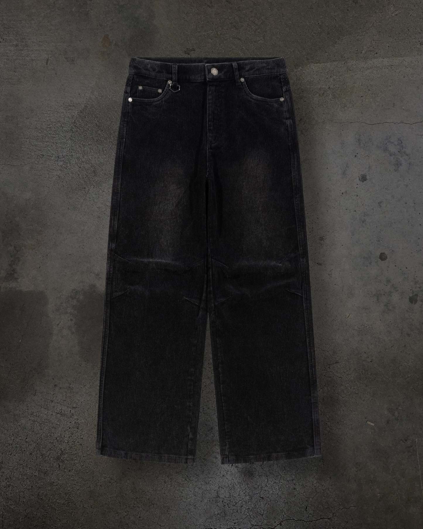 DITCH CORDUROYS (COAL)-IYAMIUIO