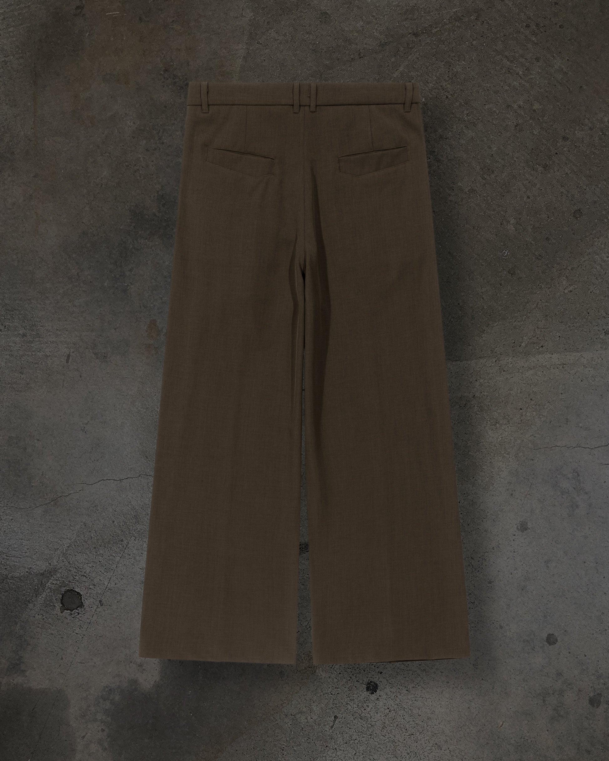 WIDE-LEG DRESS PANTS (MOCHA)-IYAMIUIO