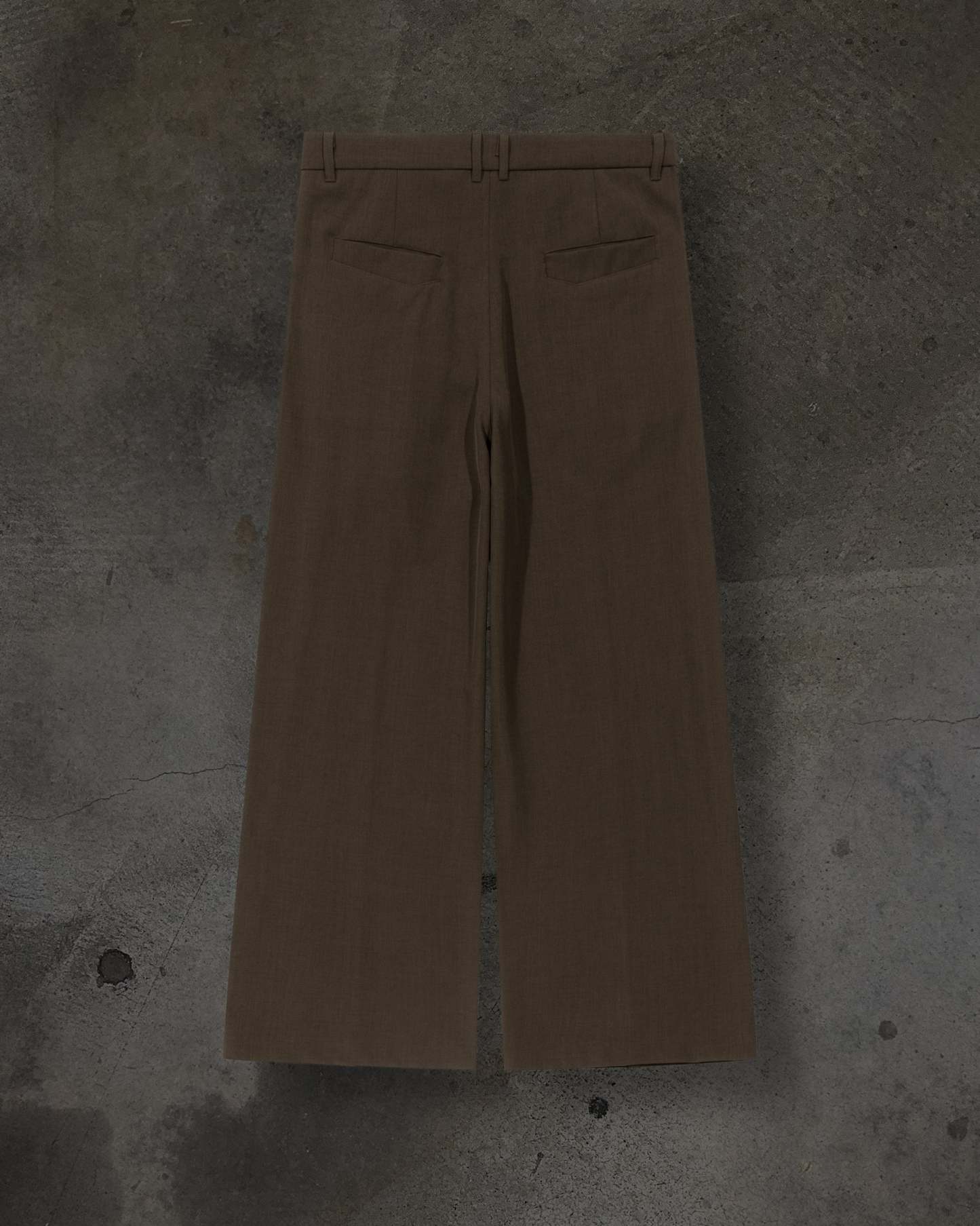 WIDE-LEG DRESS PANTS (MOCHA)-IYAMIUIO