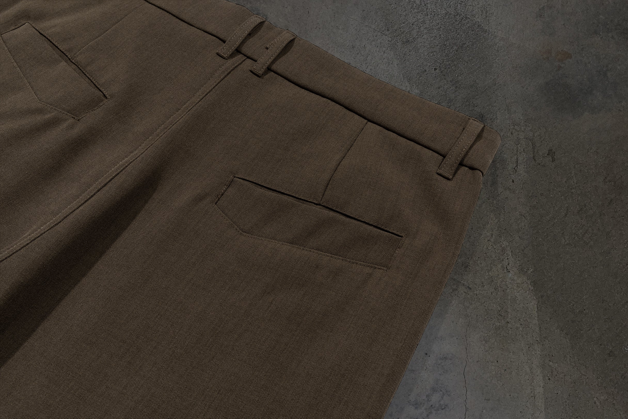 WIDE-LEG DRESS PANTS (MOCHA)-IYAMIUIO