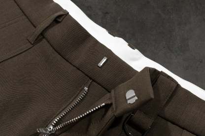 WIDE-LEG DRESS PANTS (MOCHA)-IYAMIUIO