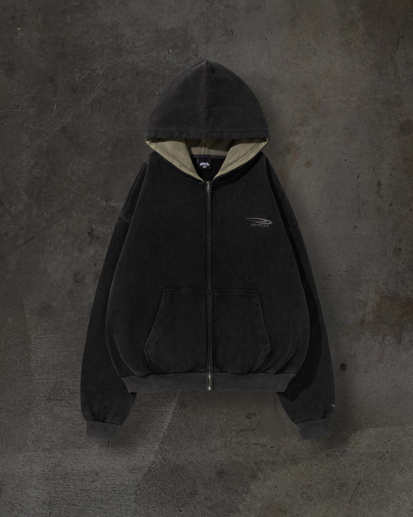 ATHLETIC ZIPUP (COAL/ASH)-IYAMIUIO