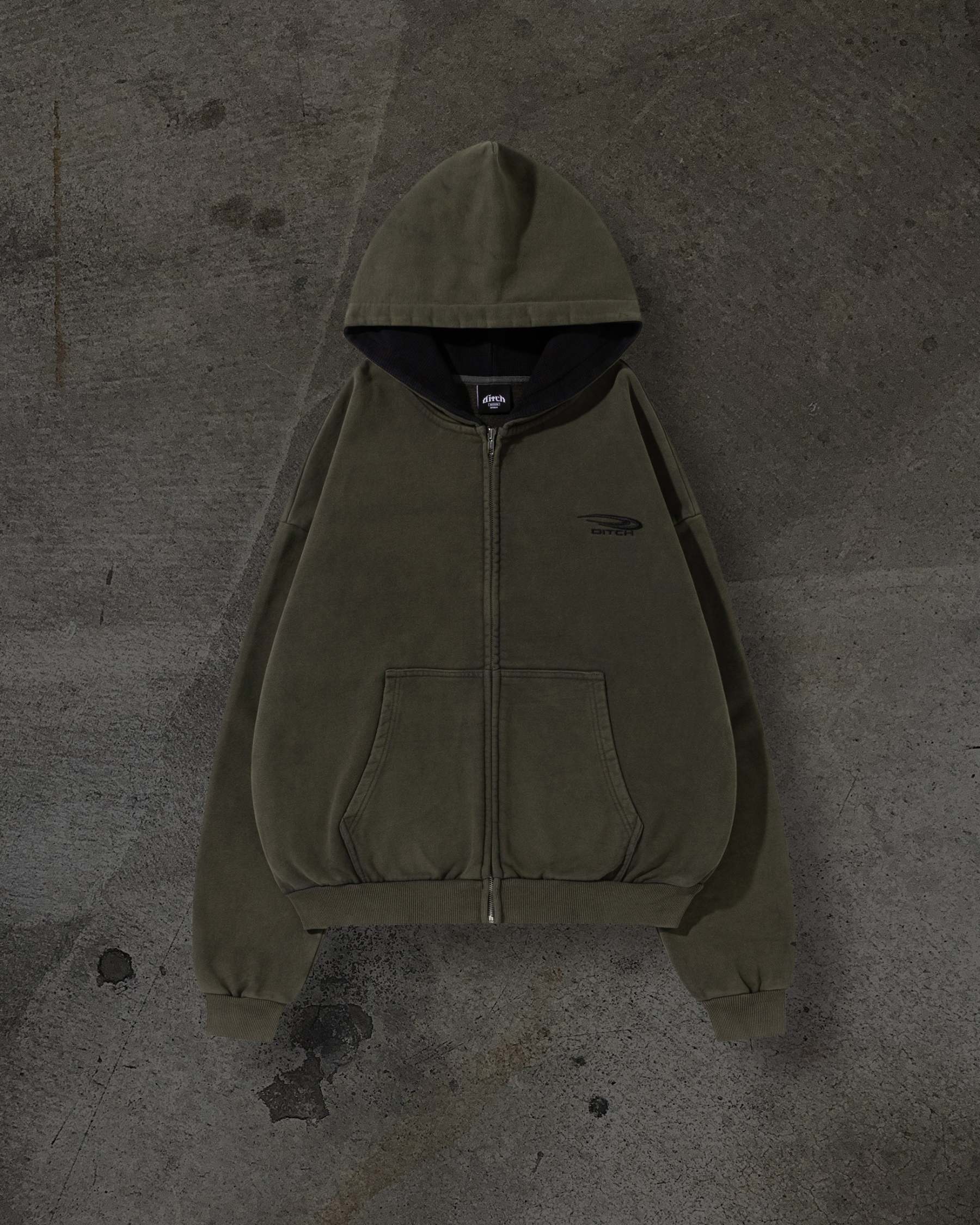 ATHLETIC ZIPUP (ASH)-IYAMIUIO