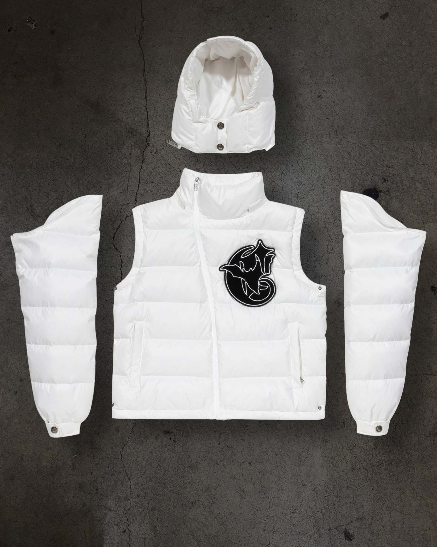 CORVIDITCH SHINY PUFFER (WHITE)-IYAMIUIO