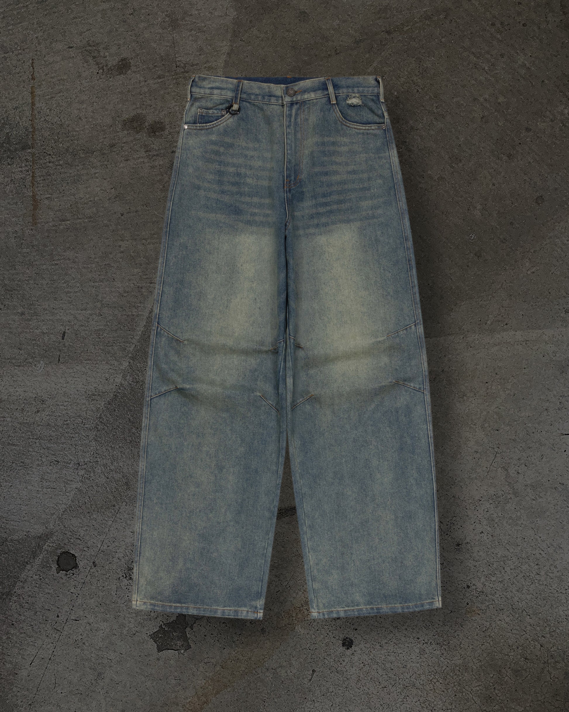 BAGGY DENIM (BLUE)-IYAMIUIO