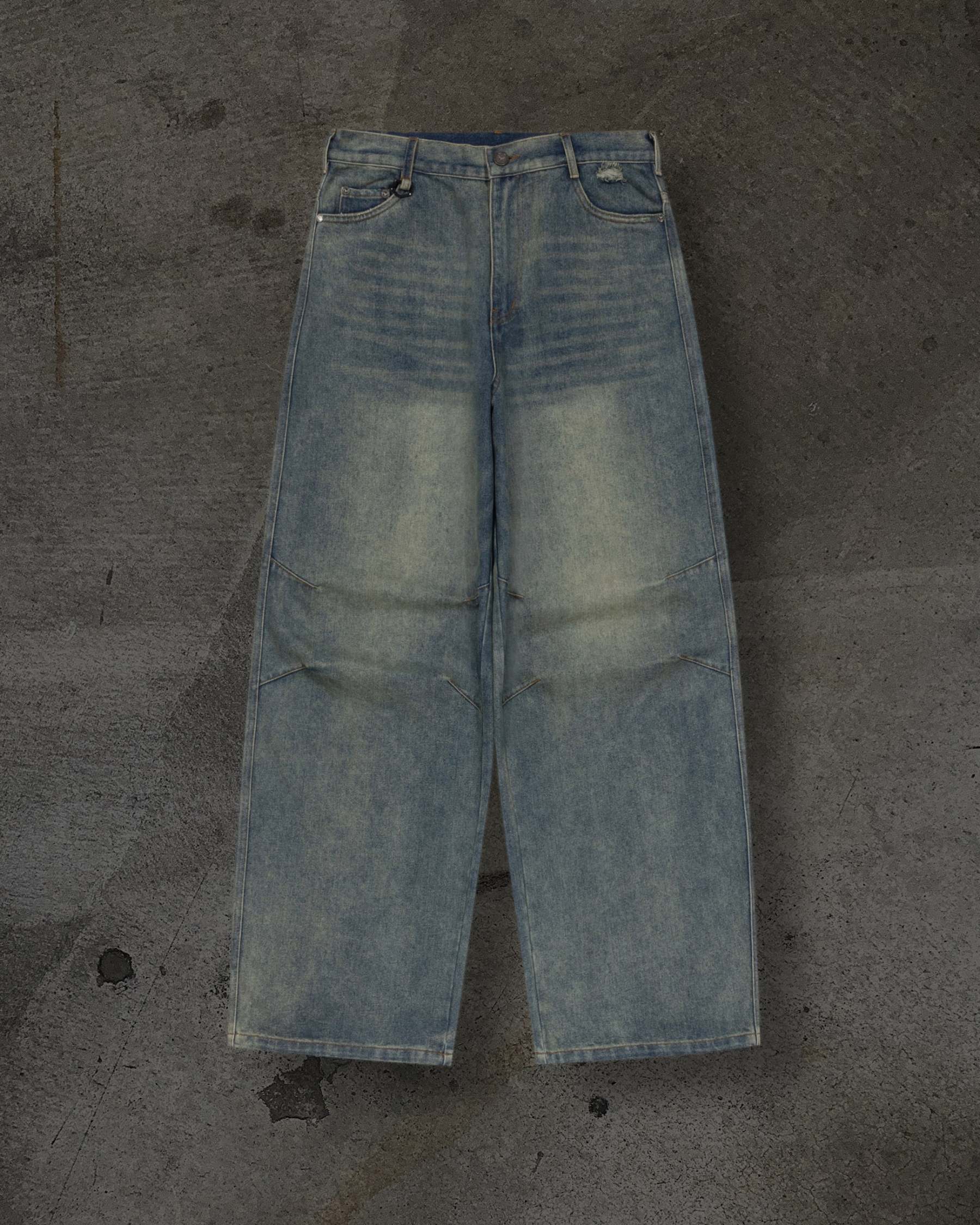 BAGGY DENIM (BLUE)-IYAMIUIO
