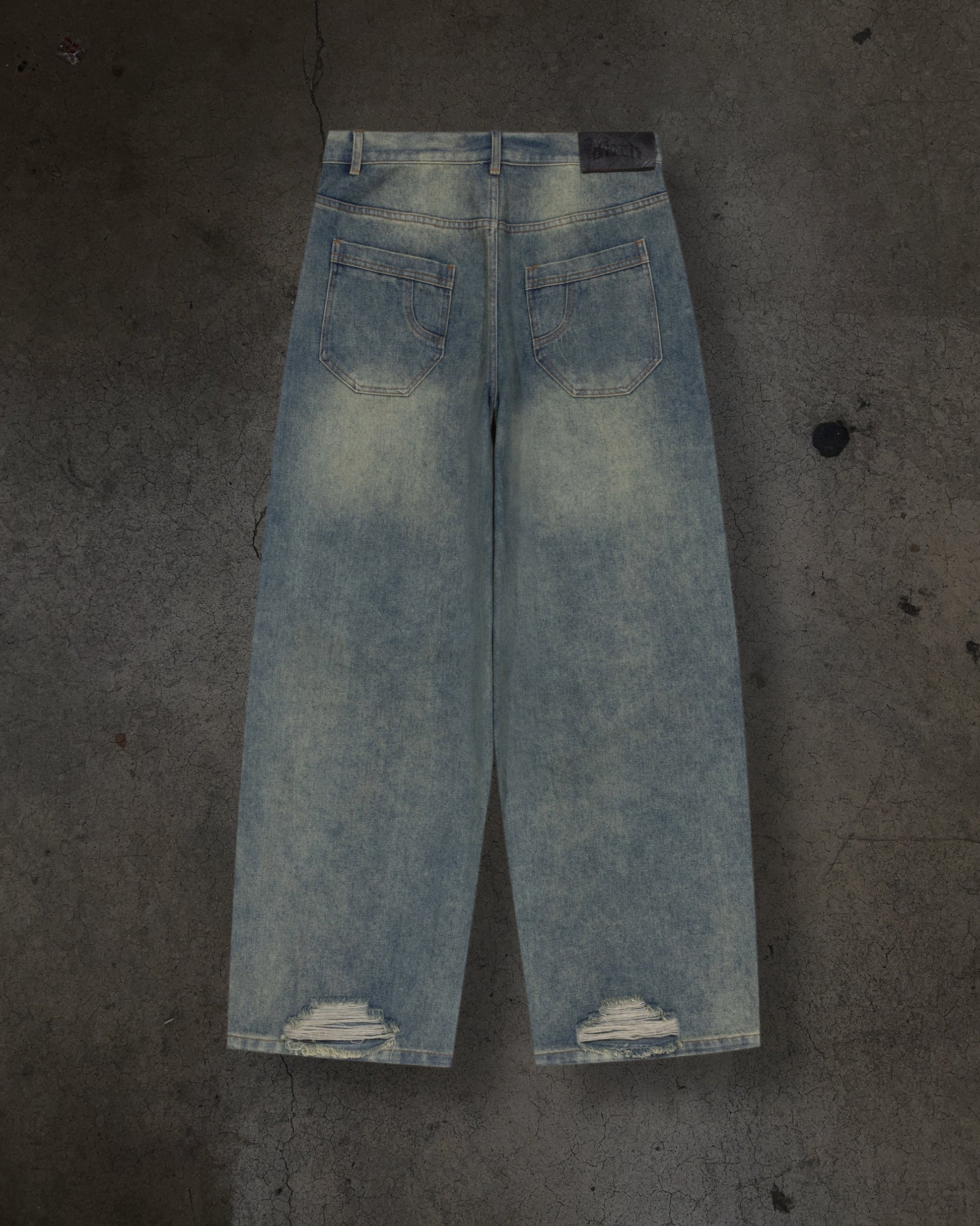 BAGGY DENIM (BLUE)-IYAMIUIO